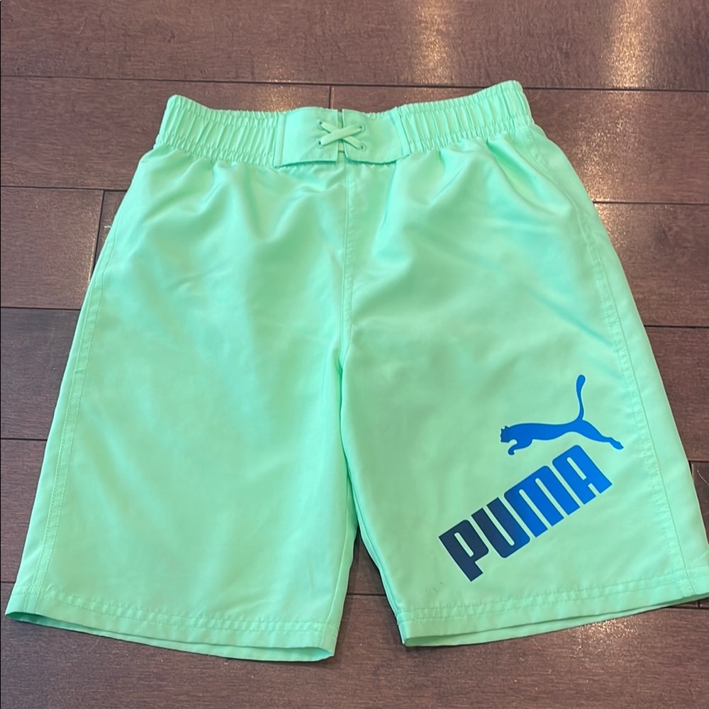 Puma Bright Green Swim Shorts